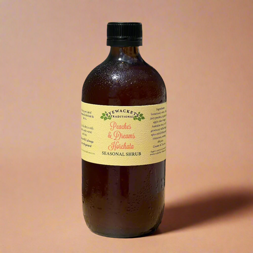 500ml peach shrub