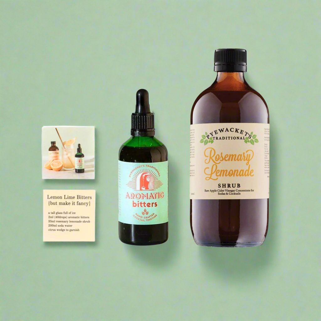 Large lemon traditional bitters bottles gift