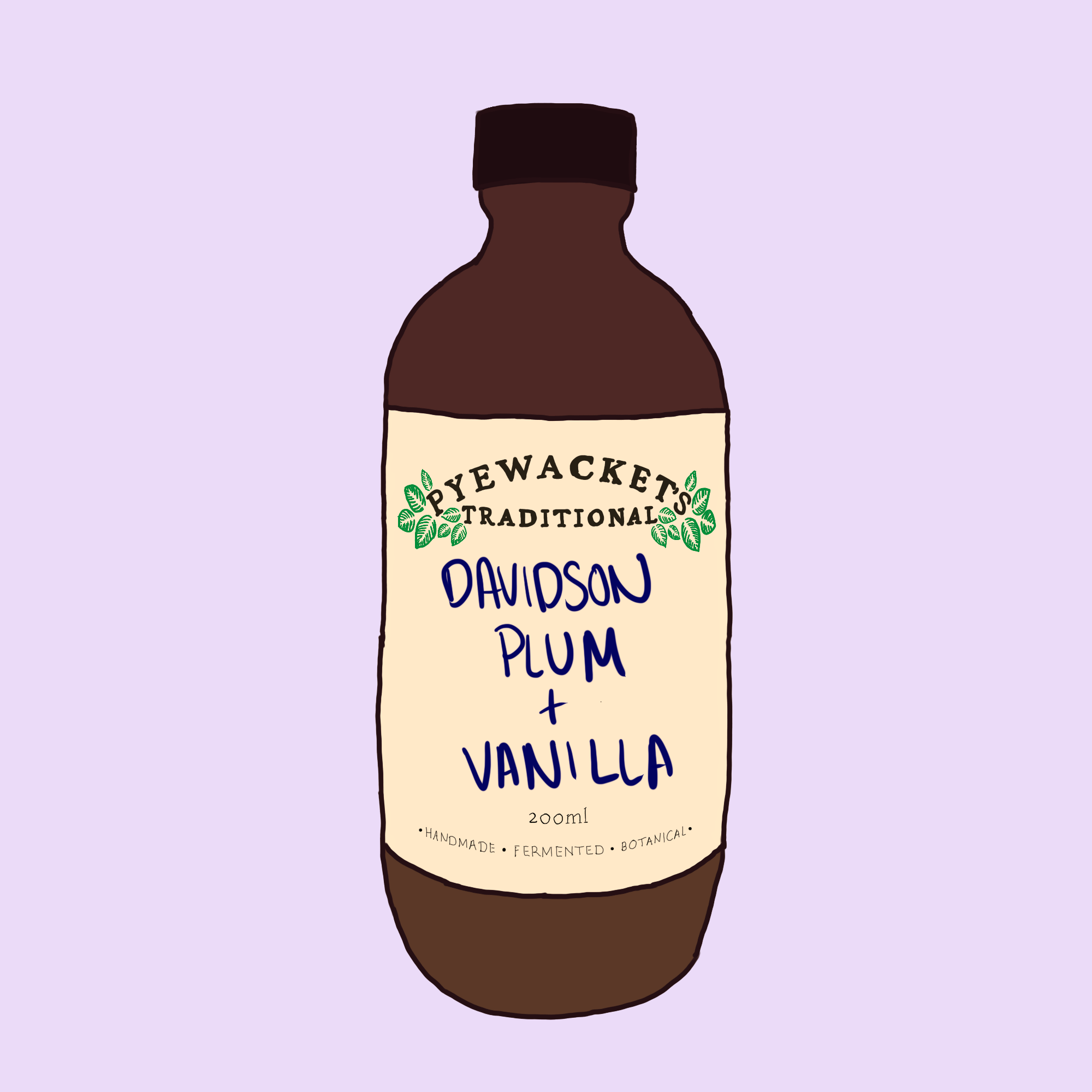 Davidson Plum & Vanilla Shrub - Pyewackets Traditional