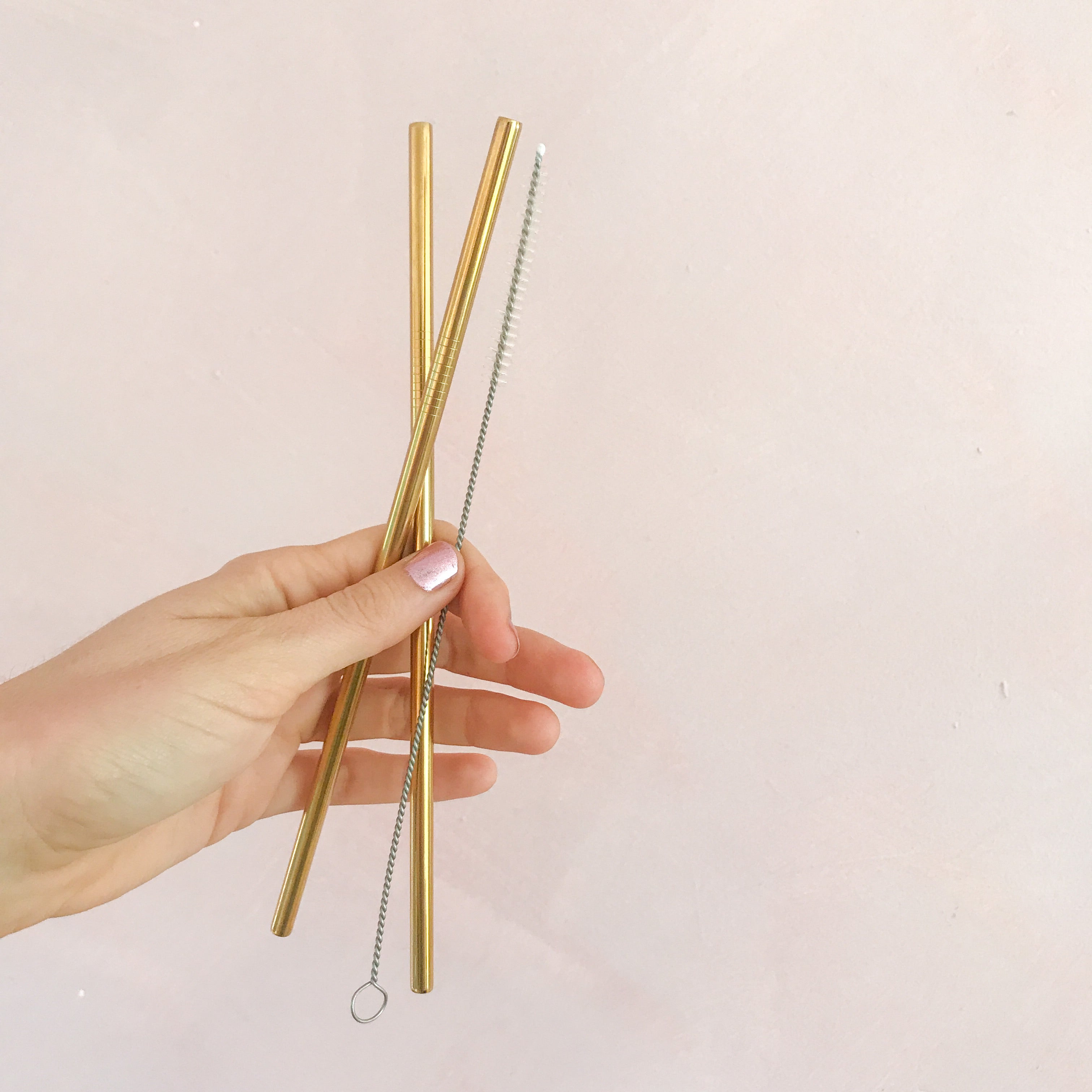 Gold Reusable Straws