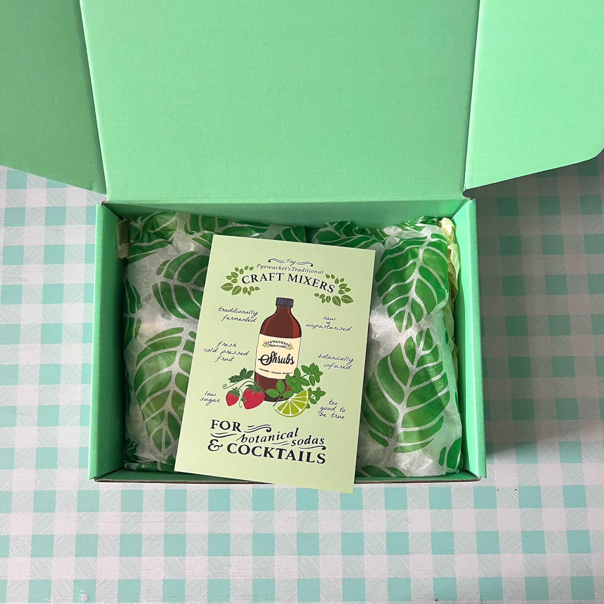 custom alcohol free shrub gift box