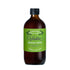 Large amber glass Bottle of Verdita Detox Tonic on a white background