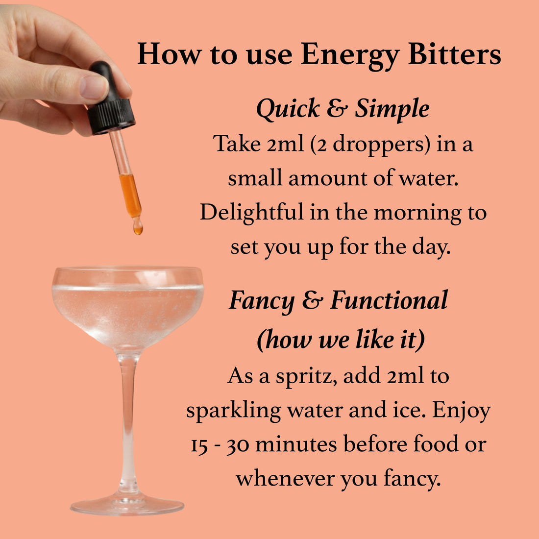 Energy Bitters Tincture