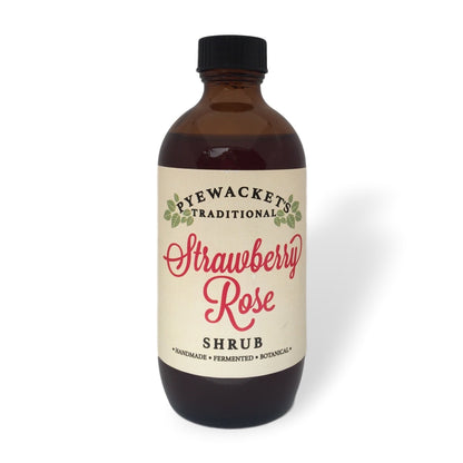 Strawberry rose shrub botanical mixer 